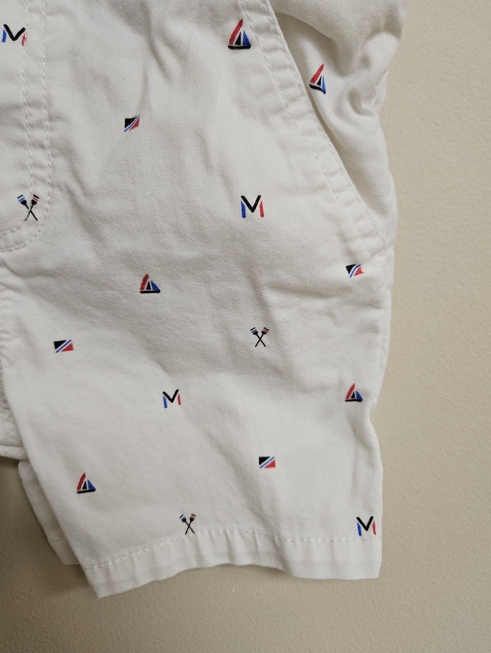 Mayoral Baby Boy Sail Boat White Shortalls 18 Months - Picture 3 of 7